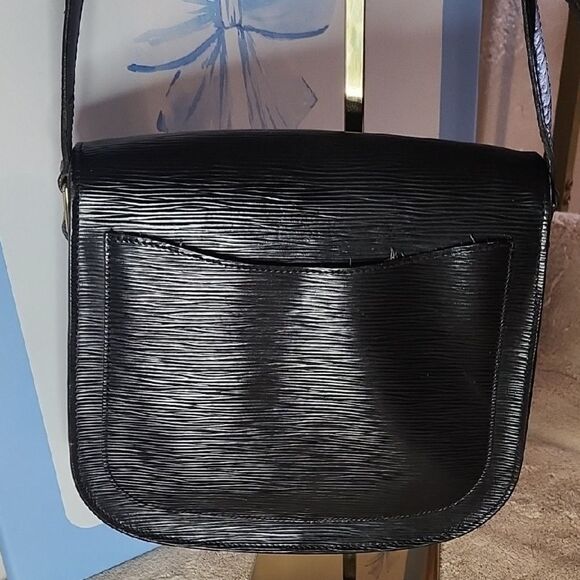 Louis Vuitton Saint Cloud  Black Epi  Leather Shoulder Bag With COA and Dustbag - Picture 3 of 13